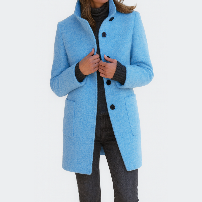 Serena | Cappotto da donna con collo alto
