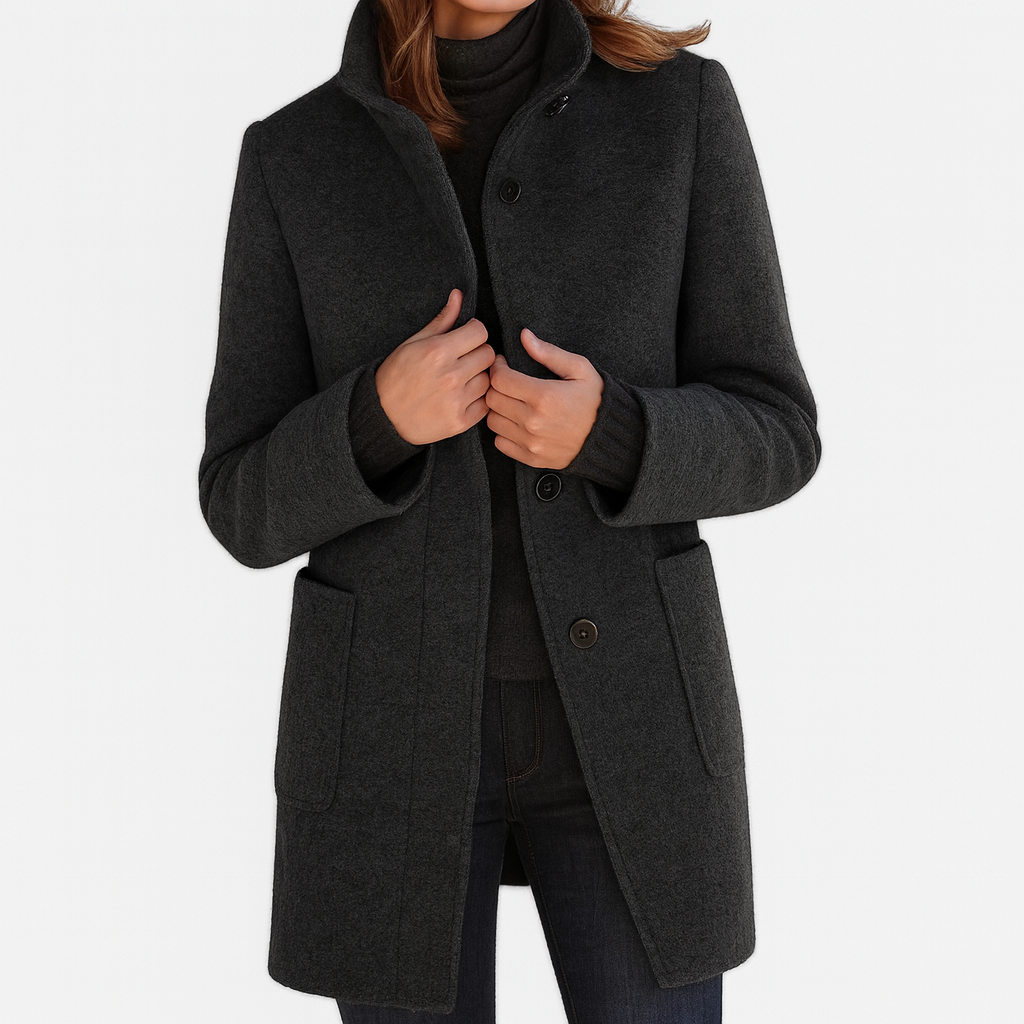 Serena | Cappotto da donna con collo alto