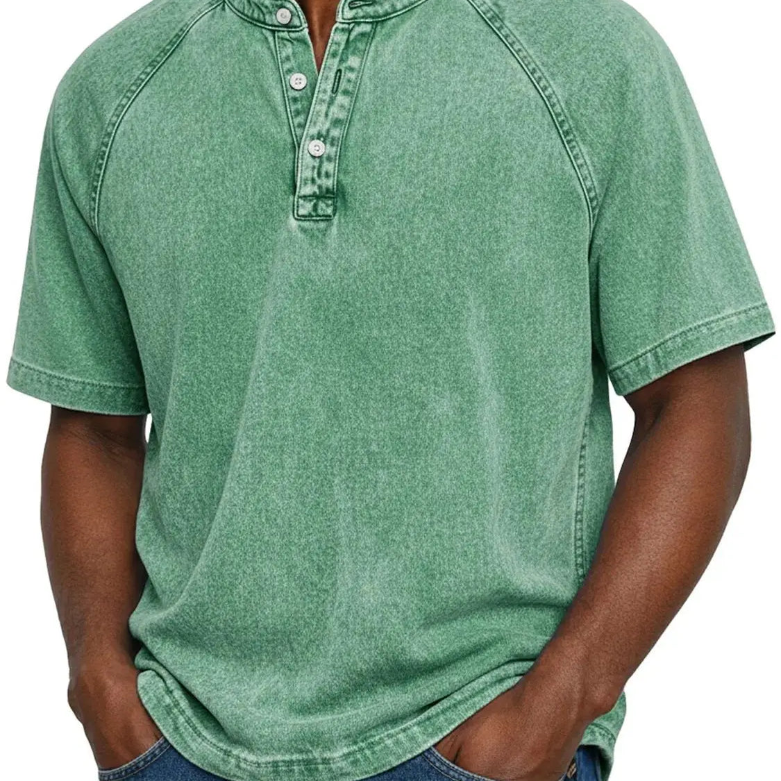Álvaro | Camicia vintage da uomo con bottoni.