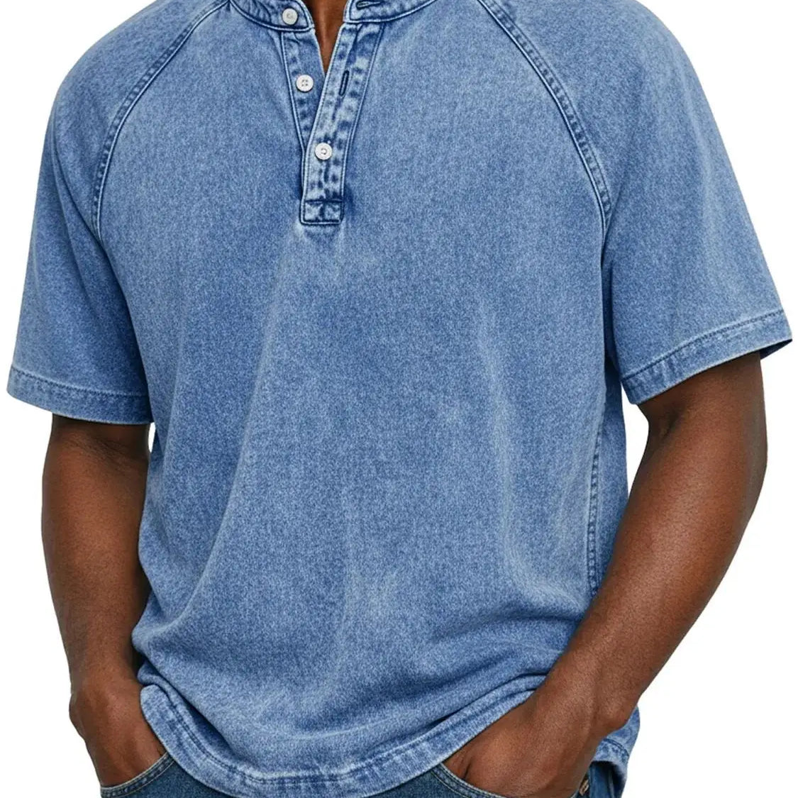 Álvaro | Camicia vintage da uomo con bottoni.
