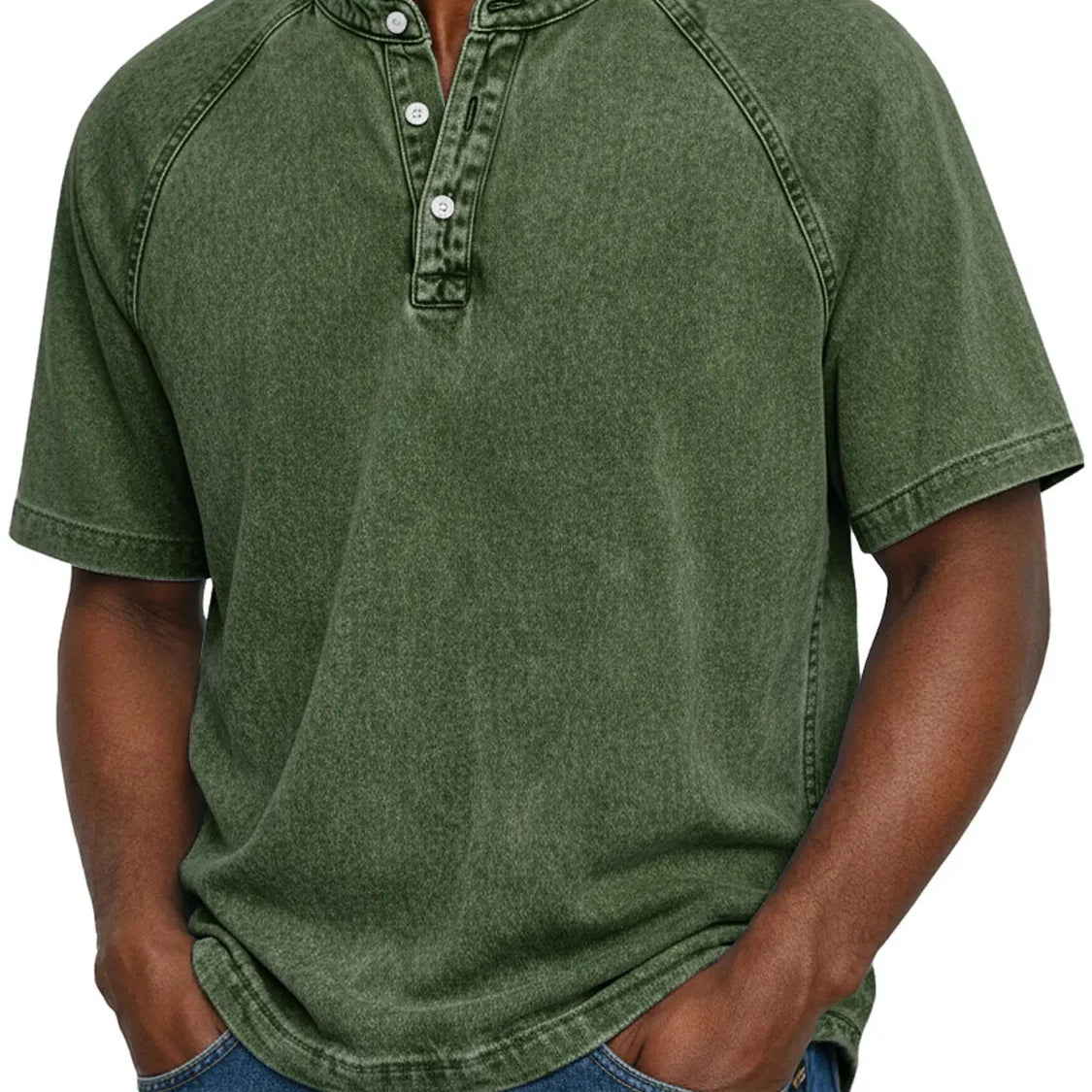 Álvaro | Camicia vintage da uomo con bottoni.