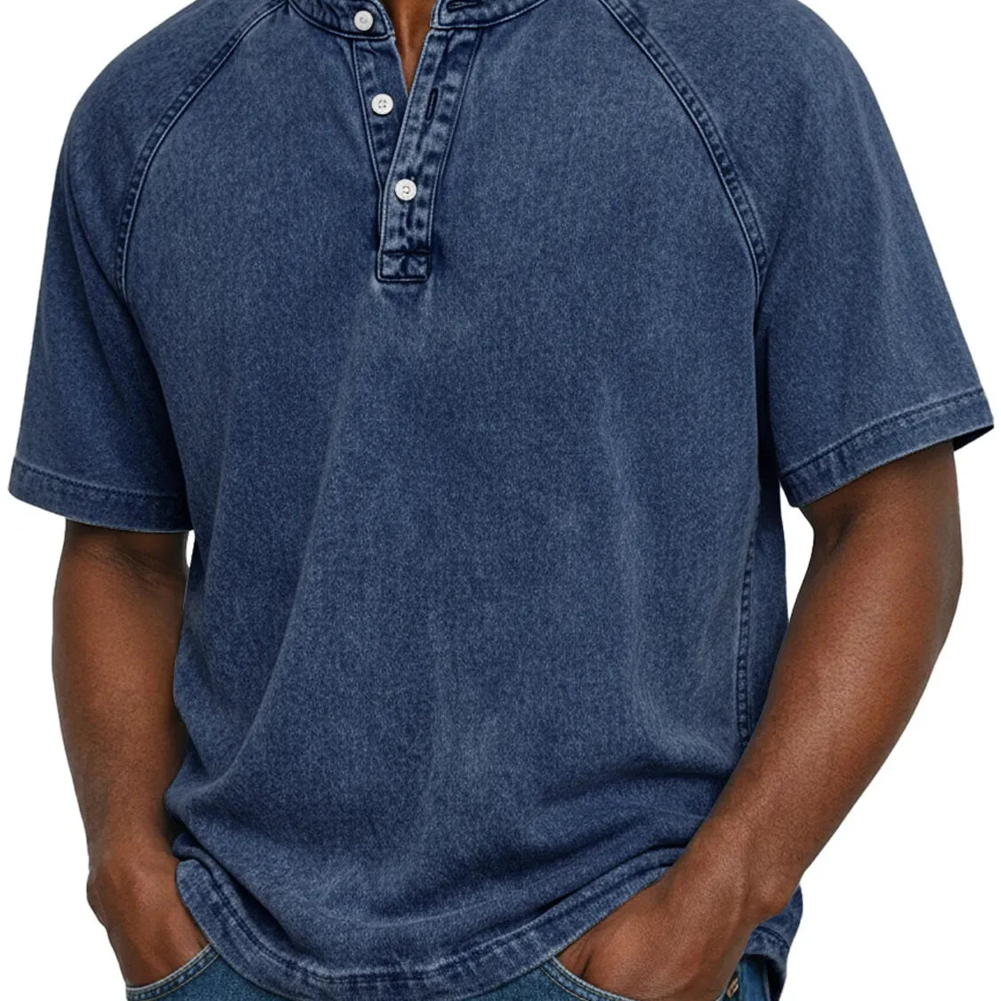 Álvaro | Camicia vintage da uomo con bottoni.