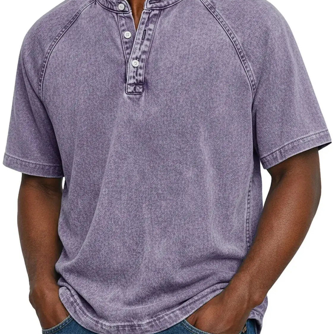 Álvaro | Camicia vintage da uomo con bottoni.