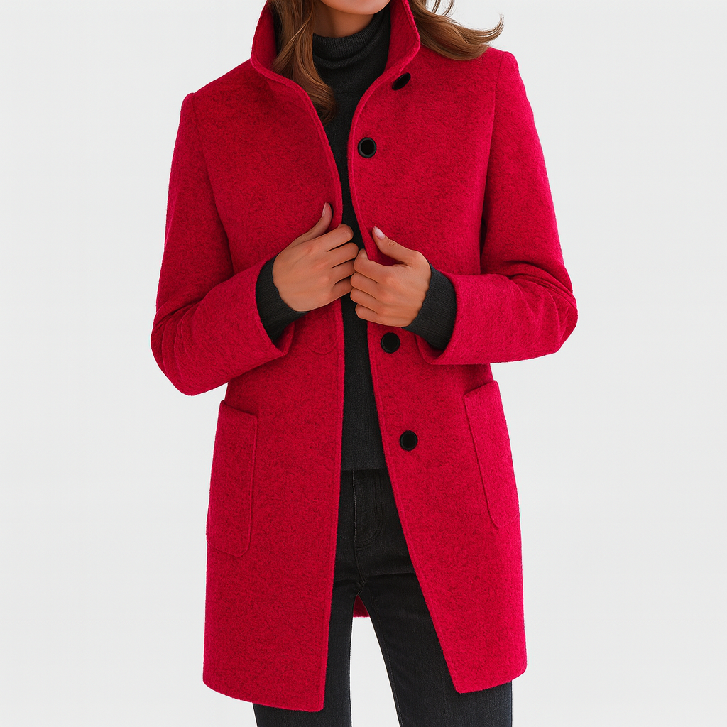 Serena | Cappotto da donna con collo alto