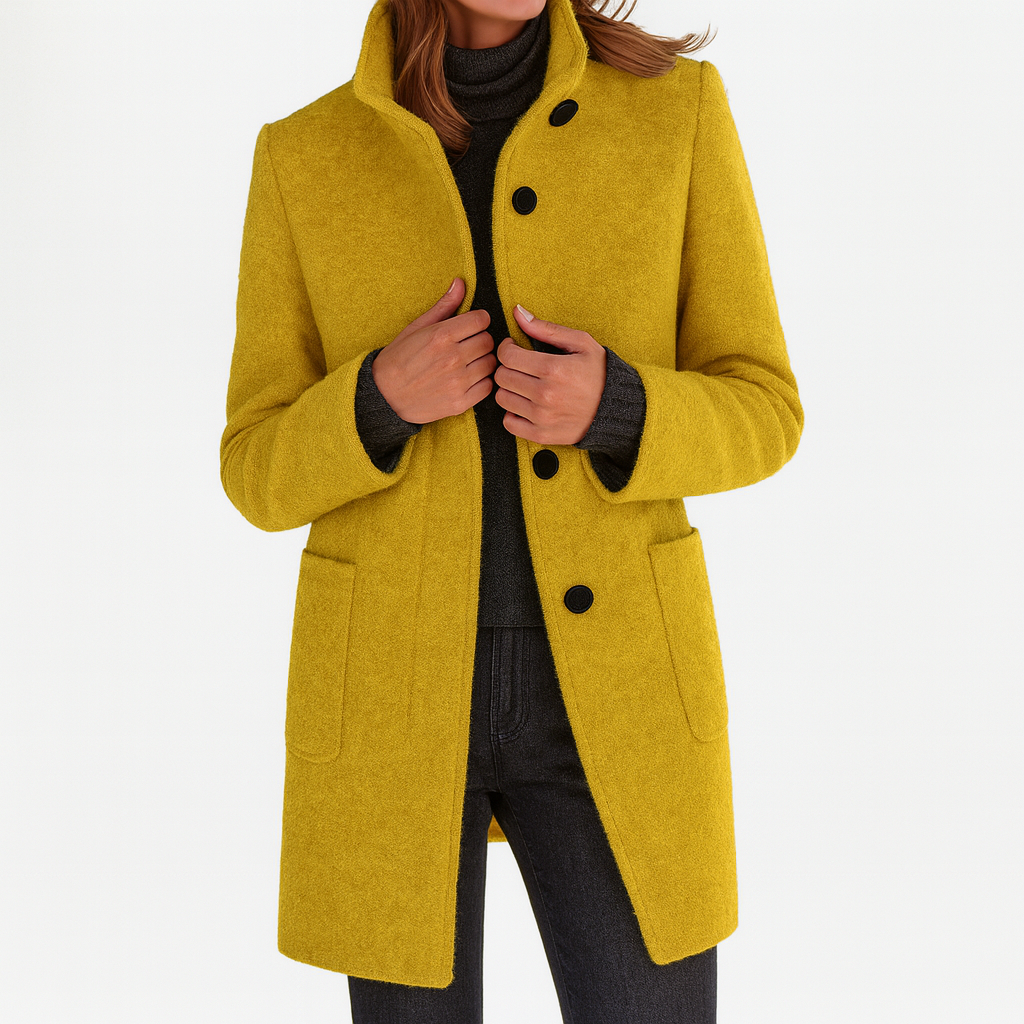 Serena | Cappotto da donna con collo alto
